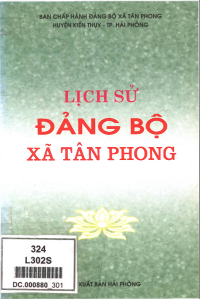 LỊCH SỬ ĐẢNG BỘ XÃ TÂN PHONG (BẢN GỐC)
